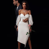 Shoulder Sexy Fashion Dress 2022 New Women Tassel Diamonds Elegant Club Party Bodycon