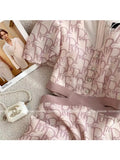 Dress Women's Clothes Fashion V-neck Hollow Out Short Sleeve Slim Summer Pink Mini Dress Lady Casual Mujer Fairy