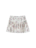 Piece Sets Womens Outifits Casual Floral Y2k Crop Tops + Mini Skirts Office Lady Tracksuits Fashion Suis Korean 2022