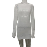 Knitted Sexy Beach Dress In Summer