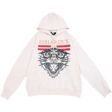 Tigers Print Streetwear Hoodie Women Hip Hop Oversized Sweatshirts Female Loose Long Sleeved Autumn Tops Woman