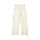 2023 Women's Cargo Trousers Seam Parachute Pants For Women Mid-Waist Baggy Pants Woman Fashion Streetwear Summer Y2k