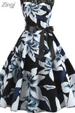 Lace Patchwork Summer Dress Women Elegant Vintage Party Dress Casual Office Ladies Work