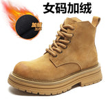 Zingj 2024 New Man British Style Vintage Work Short Boots