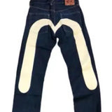 American High Street Fashion Big M Print Jeans Women Y2K Harajuku Casual Straight Baggy Jeans Punk Rock High Waisted
