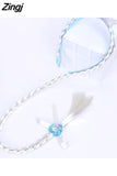 Blonde Cosplay Weaving Braid Tangled Rapunzel Princess Headband Hair Girl Wig Princess Girls Headband Kids Hair Hoop