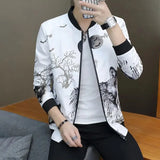 and Autumn Men's Bomber Zip Jacket 2023 Korean Men's Fashion Casual Street Wear Hip Hop Slim Bomber Jacket Men's