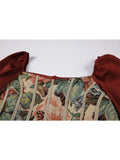 French Dress 2023 Spring Vintage Mori Girl Mid Long Frocks Female Long Sleeve Fashion Loose Holiday Party Club