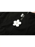 New Women's T-shirt Vintage Black Short Sleeved Crop Tops Streetwear Harajuku Y2K Casual Sexy Slim Female Clothes Tees