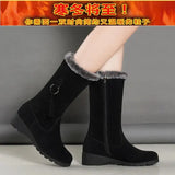 Snow Boots Women Winter Shoes Warm Boots for Cold Winter Fashion Ladies Brand Ankle Botas Women's