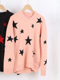 Pattern Sweater Women Luxury Brand 2022 New Autumn Winter Long Sleeve O-neck High Quality Wool Casual Pullover Tops