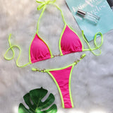 Zingj Style 2023 Web Celebrity Sexy Bikini Quilting Metal