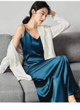 Stretch Lace Satin Slip Dress for Women Plus Size Summer Dress Clothing Women Black Sexy
