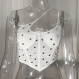 see through black white tank top summer corset crop top women rave outfit club party mesh y2k halter top womens tube