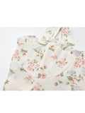 Top Women Sexy Lace Up Camisole Sweet Female Basic Sleeveless Print Vest Square Neck Slim Off Shoulder Crop Top 2023