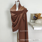 Robe Skirt Coat Women's Explosive Middle East Turkey Solid Color Big-Size Cardigan 2