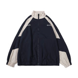 Color Block Oversized Waterproof JacketOutfit
