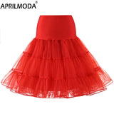 Short Tutu Skirts Petticoat White Black Red Crinoline Vintage Bridal Underskirt For Wedding Underskirt Rockabilly