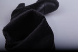 Autumn Winter Women's Pu Leather Over The Knee Boots Back Zip Thick High Heel Platform Thigh Boots Ladies Fashion Shoe