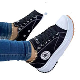 2025 New Low-Top Single Shoes Women's Thick-Sing Canvas Shoes Women's Canvas Pine Cream Bottoms Of Large Women's