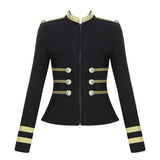 New Summer Women Bandage Jacket Sexy O Neck Plus Size Outerwear Solid Short Coats Female Party Elegant Long Sleeve