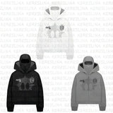 And Winter Tide Brand Double Hat Unique Design Hoodie New Men And Women's Same Loose Y2K
