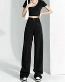 Vintage Jeans Blue Star Design Cute Loose Straight-leg Jeans Women Trendy All-match Pants