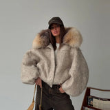 Autumn And Winter New Long-Term Large-Edition Coat Loose Warm Fashion Elegant British