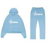 Y2K Harajuku Hip Hop Nofs Pattern Slim Hooded Sweater Men Gothic Casual Fashion Sports Suit For Men And Women For