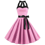Print Vintage Dress Women 2021 Summer Pin Up Sundress 50s 60S Rockbility Robe Femme Sexy A-Line Party Dress Vestidos