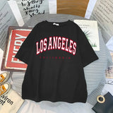 Summer Women Tshirts Casual USA Area Printed Tops Tee Female T Shirt Short Sleeve T Shirt Plus Size Streetwear T