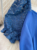 Vintage Women Lace Patchwork Midi Dress Elegant Square Collar Short Puff Sleeve Big Swing Casual Vestidos Female 2023