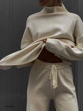 And Winter Long Sleeves Of Loose Casual Trousers Sweater Set Women Hot Selling Fork