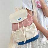 Aesthetic Patchwork BackpackOutfit