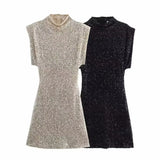 Women's Explosion Design Design Slender Sleeveless Slender Shoulder Slid