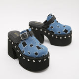Goods 11Cm Thick Bottom Pine Cake Bun Head Large Size Lady Summer Wearing Slippers