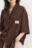 Academia V-Neck Plaid
