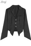 Women Shirts Black Turn-down Collar Long Sleeve Loose Vintage Blouses Female Elegant Office Ladies Chic Jacquard Tunic Shirt