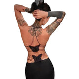 Zingj Summer New Women's Wear Sexy Temperament Sling Bow Exposed Back Slim