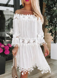 Graceful Slouchy Classy Tube Off-shoulder