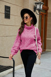 Coat 2022 Autumn Winter New Korean Version Fashion Street Style Long-sleeved Turtleneck Pullover Knitwear Sweater