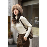 2021 Winter Wool Sweaters For Women Soft Slim inner Wear Pullovers Female clothing