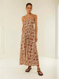 Zingj Summer New Women's Wear Temperament Casual One-Word Collar Halter Dress