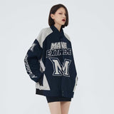 Contrasting Oversize Vintage Moto JacketOutfit