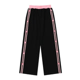 Striped Side Bow SweatpantsOutfit