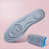 Deodorant Insole Shoe Pads Palmilha 3D Foot Acupressure Insole Men Women Soft Breathable Sports Cushion