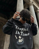 Harajuku High Street Gothic Foaming 3D Print Hoodies Men Punk Rock Loose Sweatshirt Unisex Casual Joker Pullover Hoodie