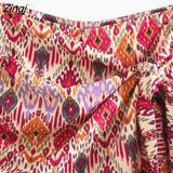 Women Totem Floral Print Hot Bermuda Shorts Ladies Chic Side Zipper Bow Tied Casual Shorts Skirts Pantalone Cortos