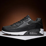 Air Cushion Sneakers Men's And Women's Large Size Light Casual Shoes Color Trend Net Cloth Breathable Running