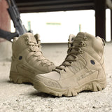 Seasons Military Boots Special Forces Climbing Boots Outdoor Waterproof High-Top Desert Boots Tactical Boots Large Size Military Shoes Men's